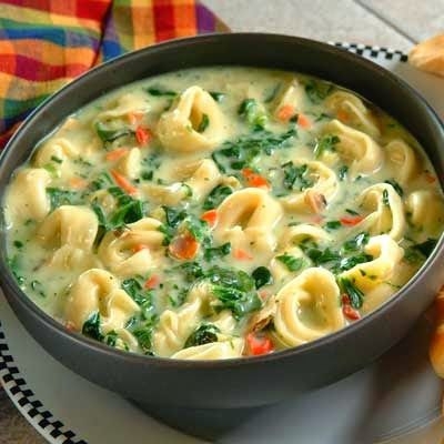 Tortellini Spinach Soup