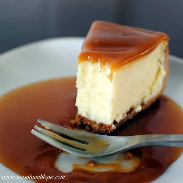 White Chocolate Caramel Cheesecake