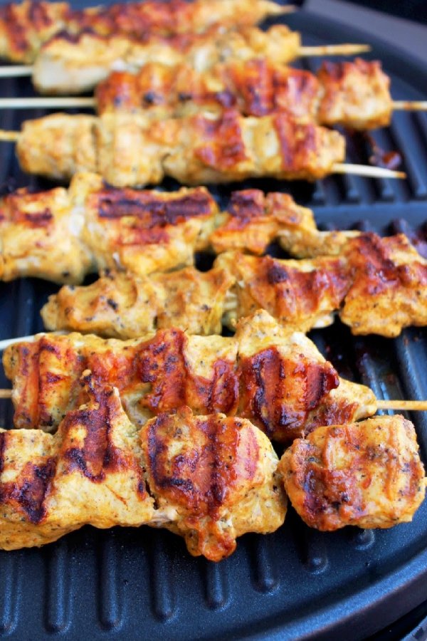 Grilled Chicken Kabobs