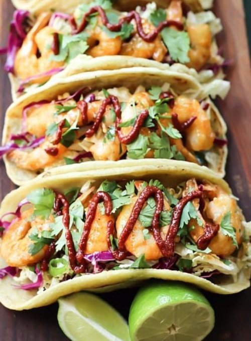 Paleo Bang Bang Shrimp Tacos