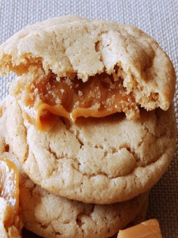 Caramel Center Apple Cider Cookies