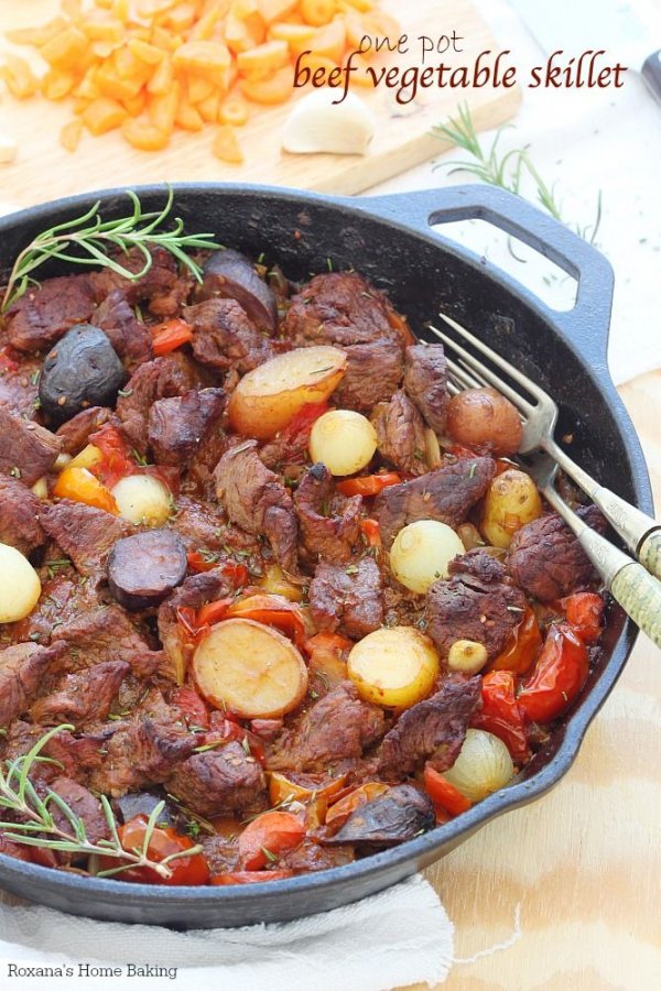 Beef Vegetable Skillet