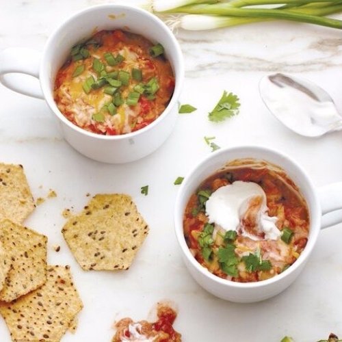 Five Minute Nachos in a Mug