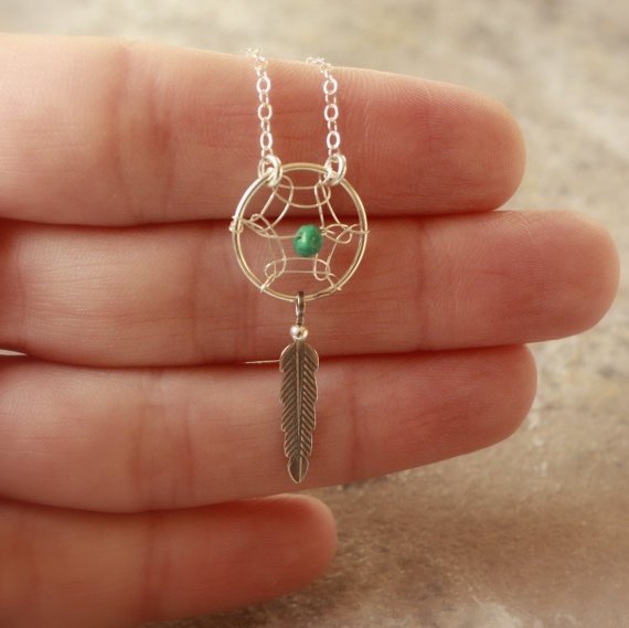 Silver DreamCatcher Necklace