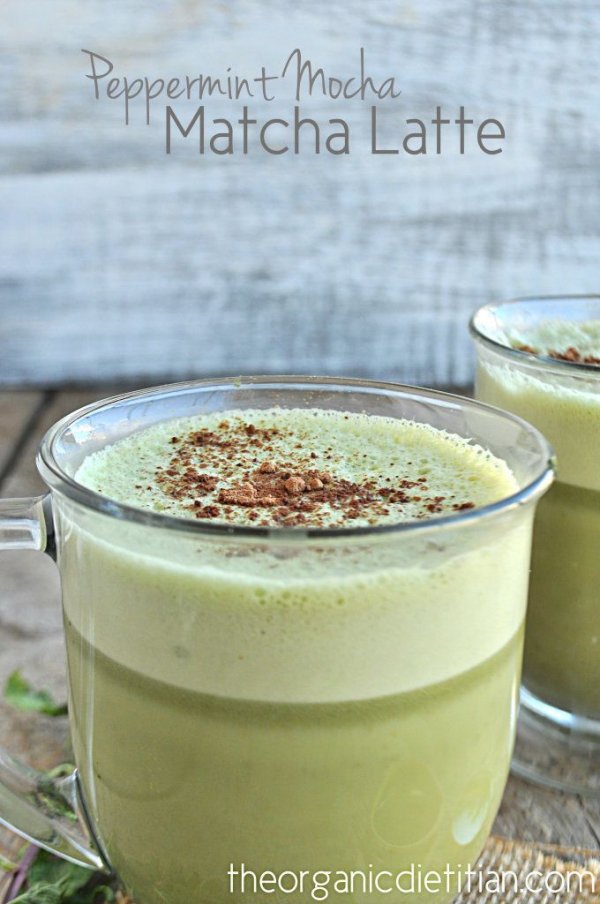 Peppermint Mocha Matcha Latte