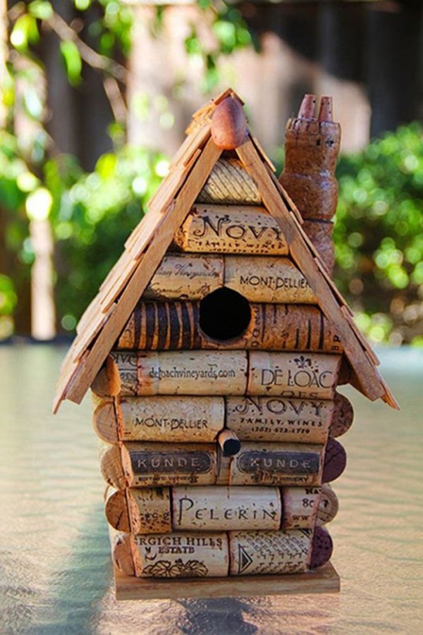 Cork Bird House