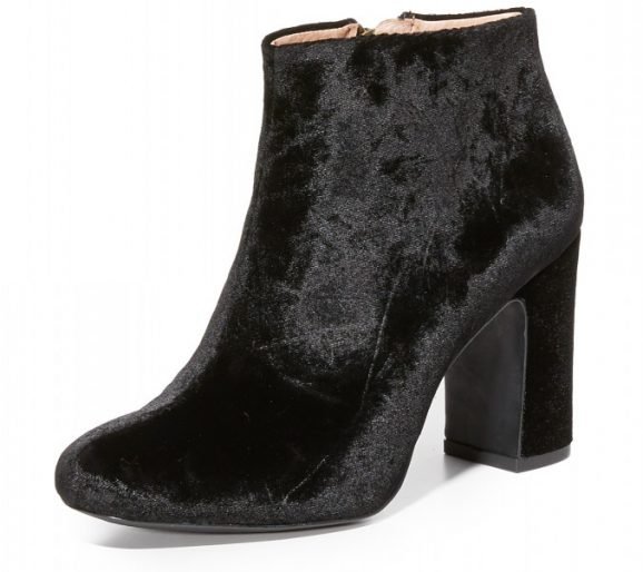 Madewell Lana Velvet Booties