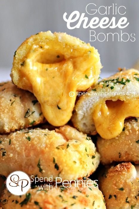 Garlic Cheese Bombs