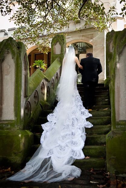 The Wedding Train in All Its Glory