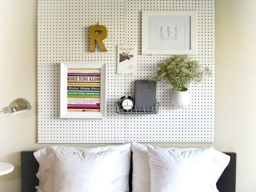 Pegboard Headboard