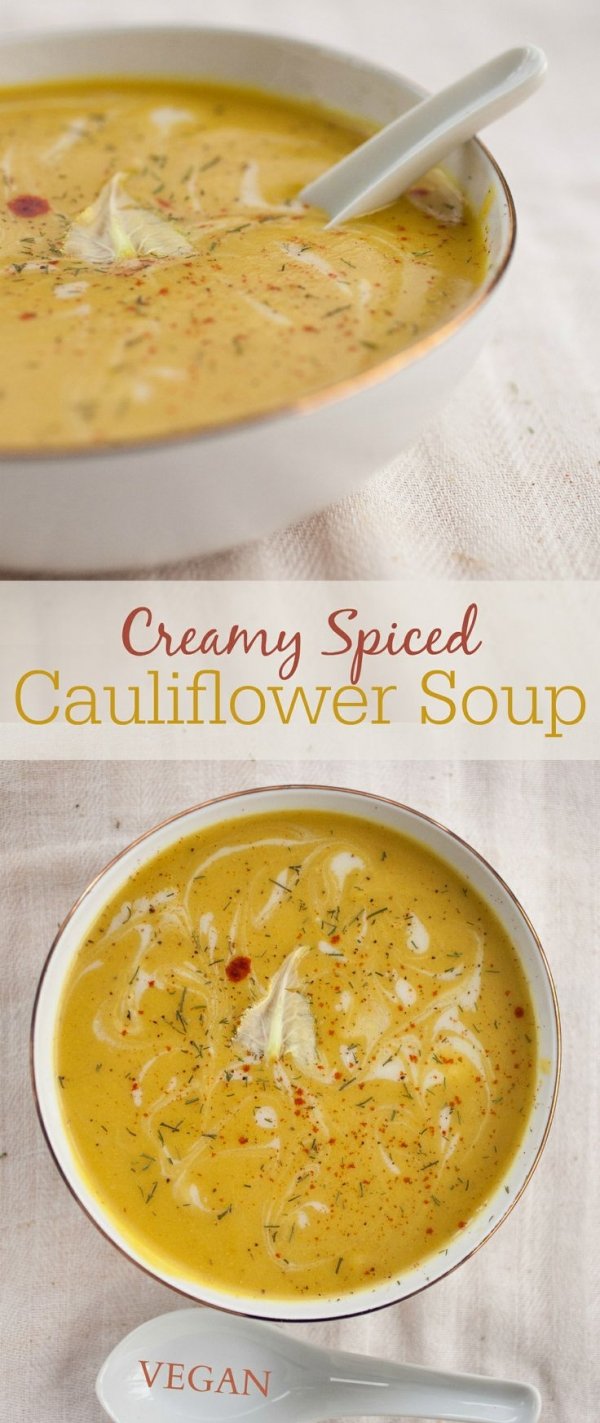 Creamy Spiced Cauliflower Soup