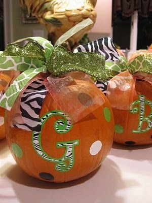 Dressed up Pumpkins