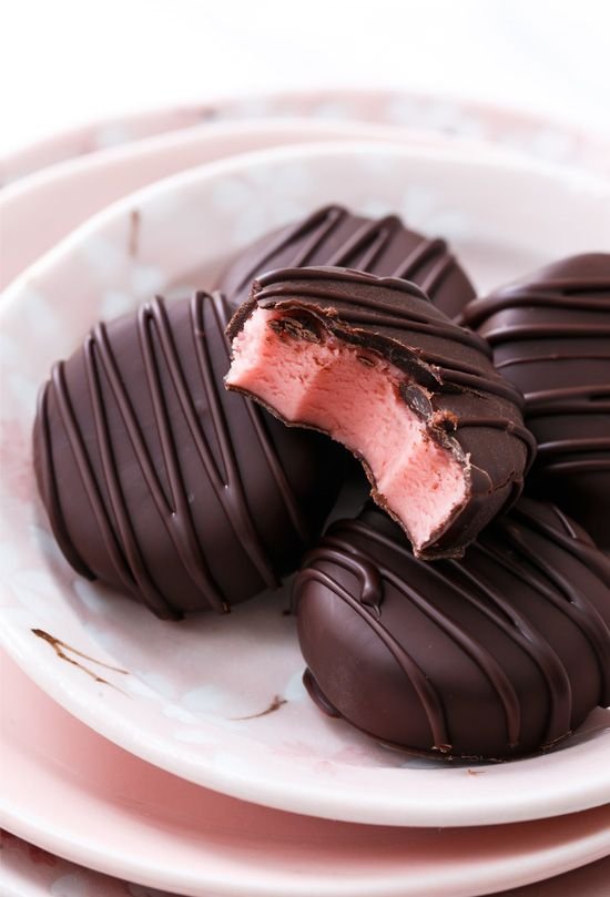 Tart Cherry Fondant Creams