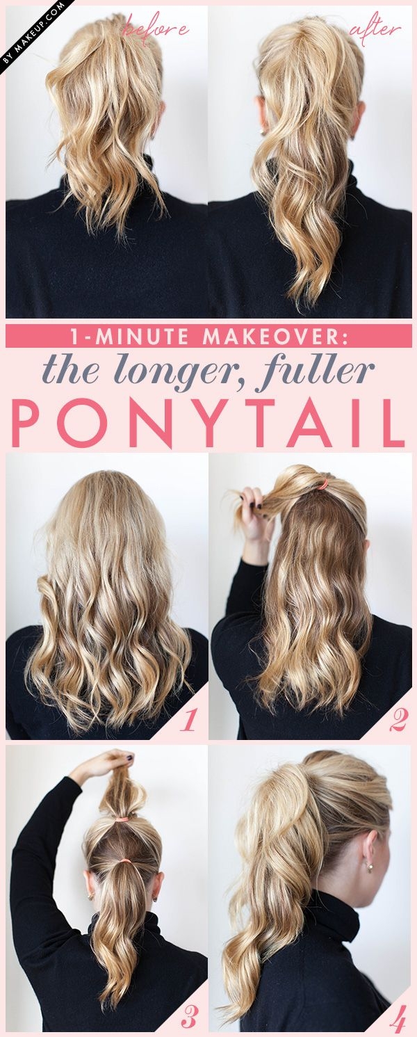 Fake a Fuller Ponytail