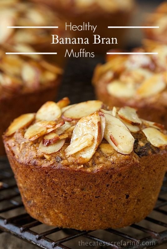 Healthy Banana Bran Muffins