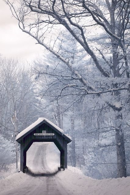 Swamp Meadow Covered Bridge, Foster, Rhode Island