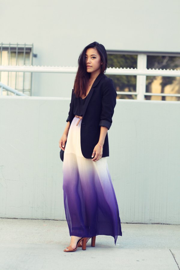 Ombre Maxi Skirt