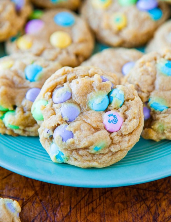 Soft and Chewy M&M Cookies