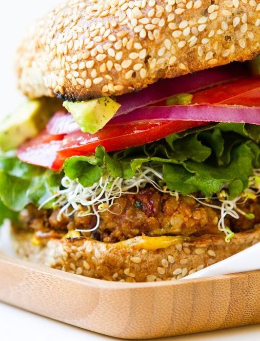 Spicy Vegan Chili Burgers