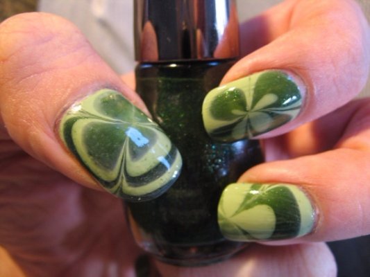 Double Green Shamrocks