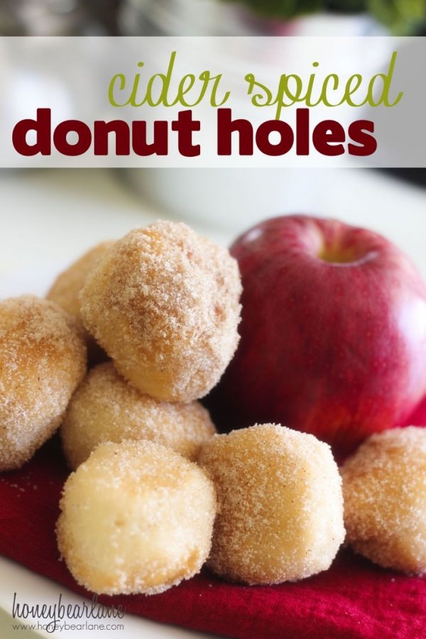 Cider Spiced Donut Holes