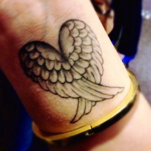 10. Heart with Angel Wings