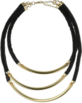 Topshop Metal Tube Necklace