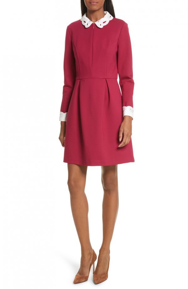 clothing, day dress, dress, coat, sleeve,