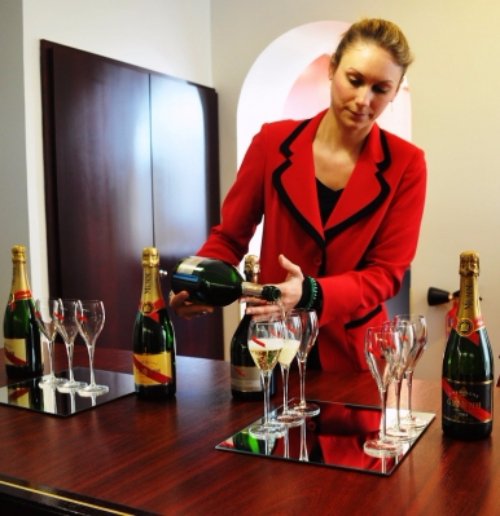 Tour Guide in Champagne Cellars