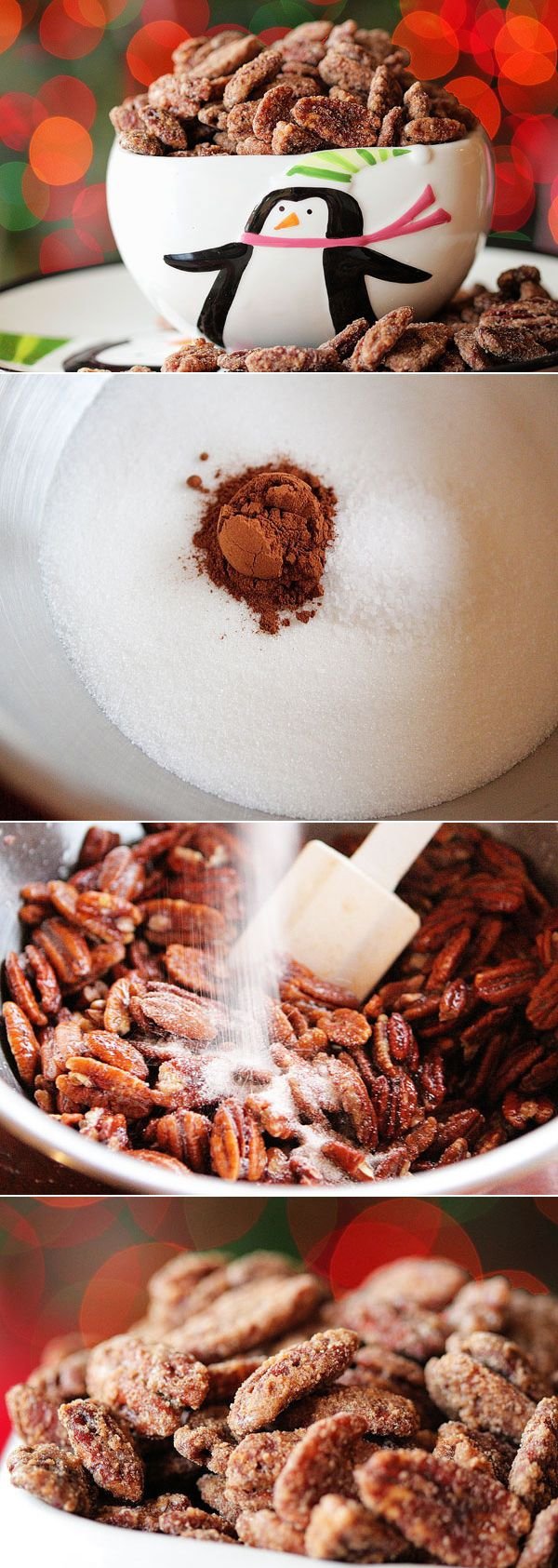 Cinnamon Sugar Roasted Pecans