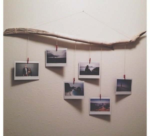 Driftwood Photo Hanger