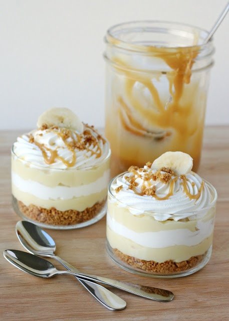 Banana Caramel Cream Dessert