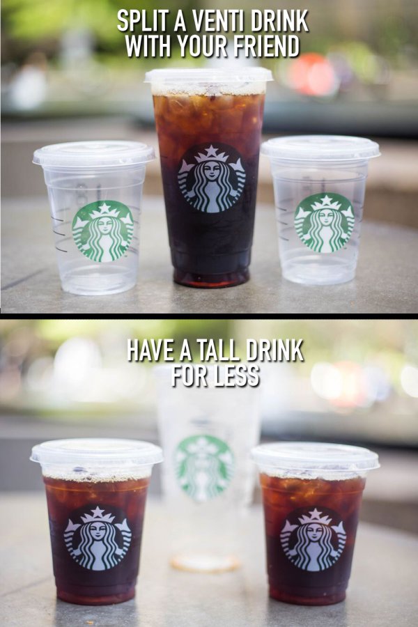 Split a Venti with Your Friend, and Enjoy a Tall Drink for Less Money