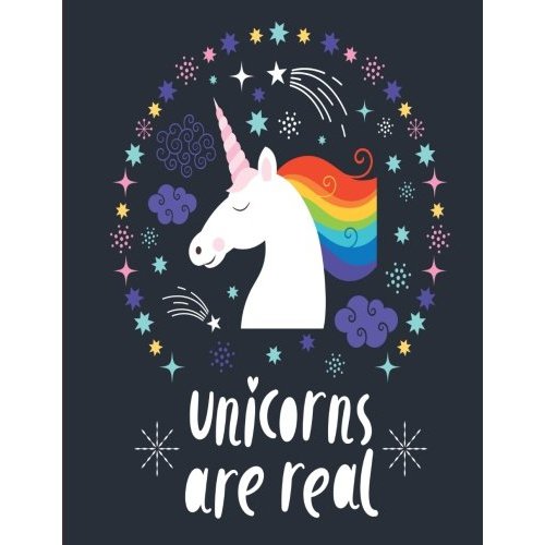 cartoon, illustration, Unicorns, are, real,