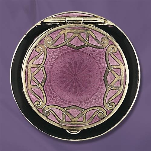 Art Deco Guilloche Enamel