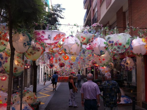 Barcelona's Vila De Gracia, Spain