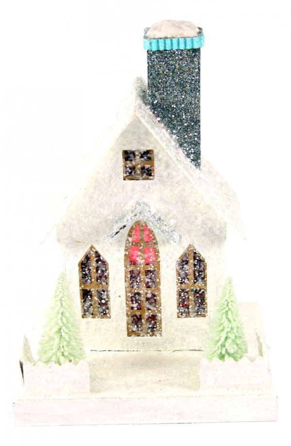 chapel, christmas ornament, place of worship, christmas decoration, christmas tree,