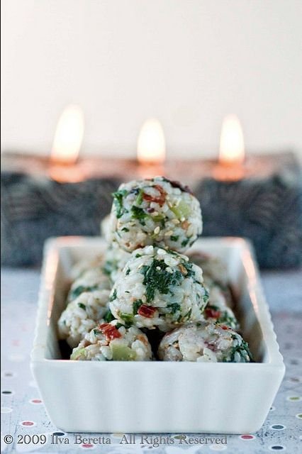 Mediterranean Rice Balls