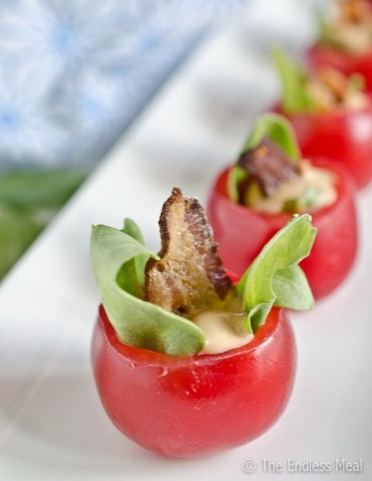 Mini BLT Cups