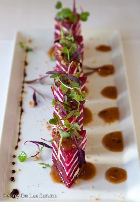 Beet and Goat Cheese Napoleons