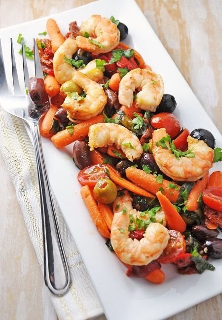 Italian Shrimp Antipasto Salad