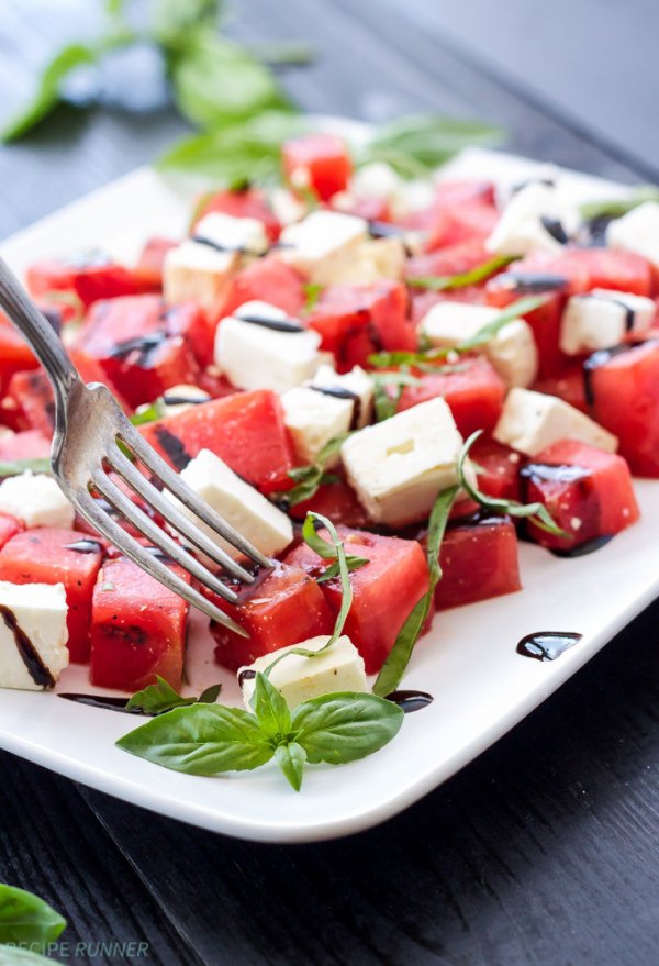 Watermelon with Feta