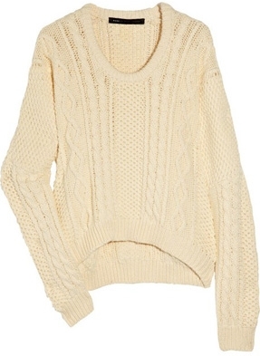 Marc by Marc Jacobs Sinead Cable Knit Cotton Sweater