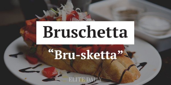 Bruschetta