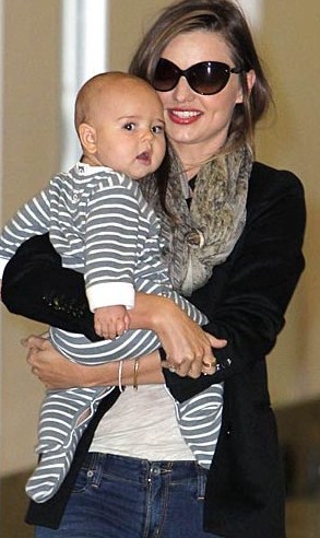 Miranda Kerr is a Supermom