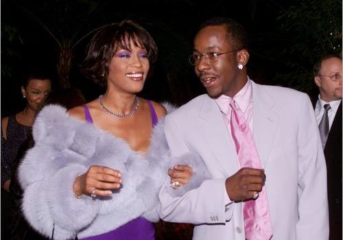 Whitney Houston and Bobby Brown