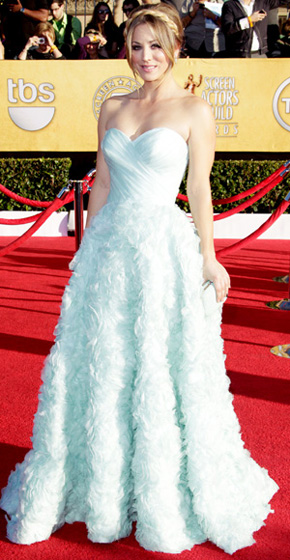 The SAG Awards Red Carpet - Kaley Cuoco