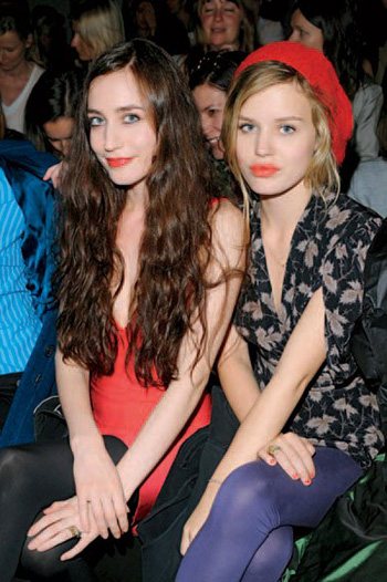 Georgia May and Elizabeth Jagger