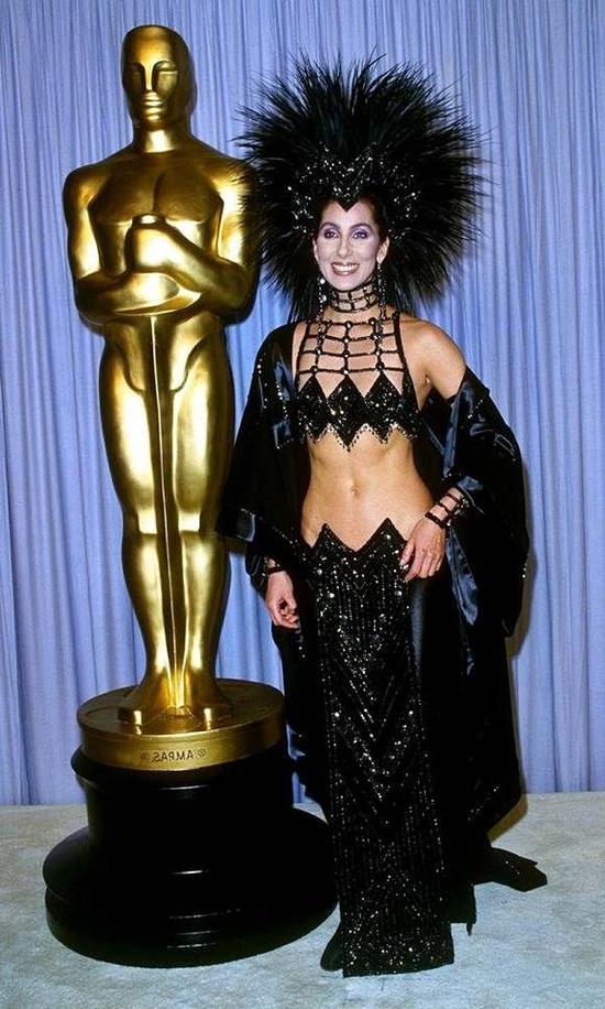 cher 1986 oscar dress