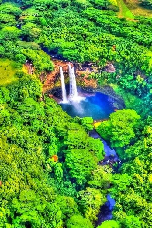 Wailua Falls, Kaua'i,